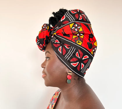 Abike Headwrap, a perfect accessory to your wardrobe. A statement piece in itself! 